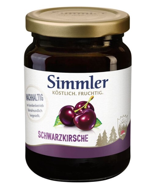 Simmler Sauerkirsche 225g kleines Glas
