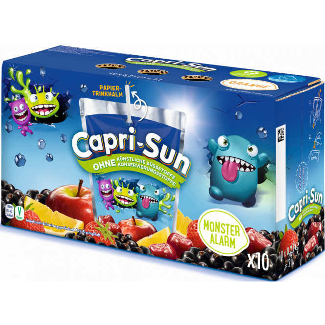 Capri-Sun Monster Alarm 10x20cl Karton Capri-Sun Monster Alarm 10x20cl Karton