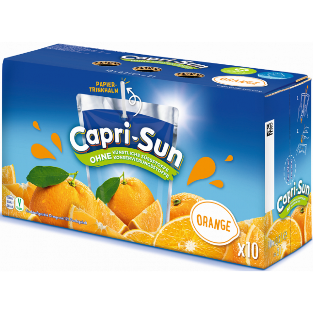 Capri-Sun Orange 10x 20cl Karton Capri-Sun Orange 10x 20cl Karton