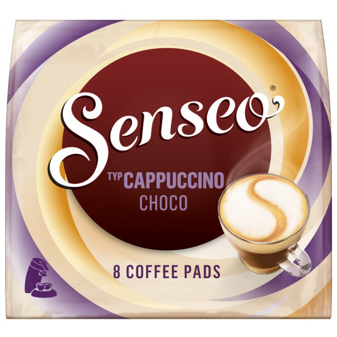 Senseo Kaffeepads Cappuccino Choco, Kaffee mit Schokolade, 8 Pads, 92g, Beutel Senseo Kaffeepads Cappuccino Choco, Kaffee mit Schokolade, 8 Pads, 92g, Beutel