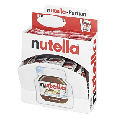Nutella Nuss-Nugat-Creme Einzelportionen 40x15g -  600g Packung