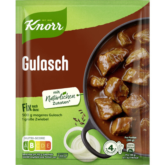 Knorr Fix Gulasch 49g Beutel Knorr Fix Gulasch 49g Beutel