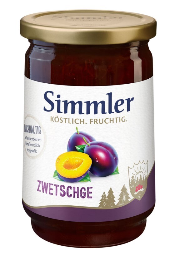Simmler Zwetschge 450g Glas
