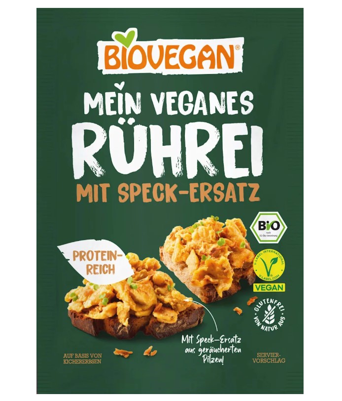 Biovegan mein veganes Rührei mit Speck-Ersatz 50g Beutel