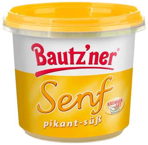 Senf pikant-süss von Bautz'ner 200ml Becher
