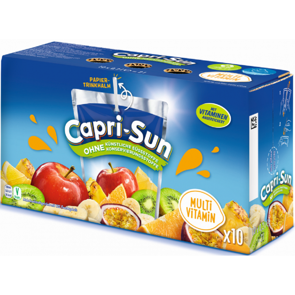 Capri-Sun Multivitamin 10x20cl Karton Capri-Sun Multivitamin 10x20cl Karton