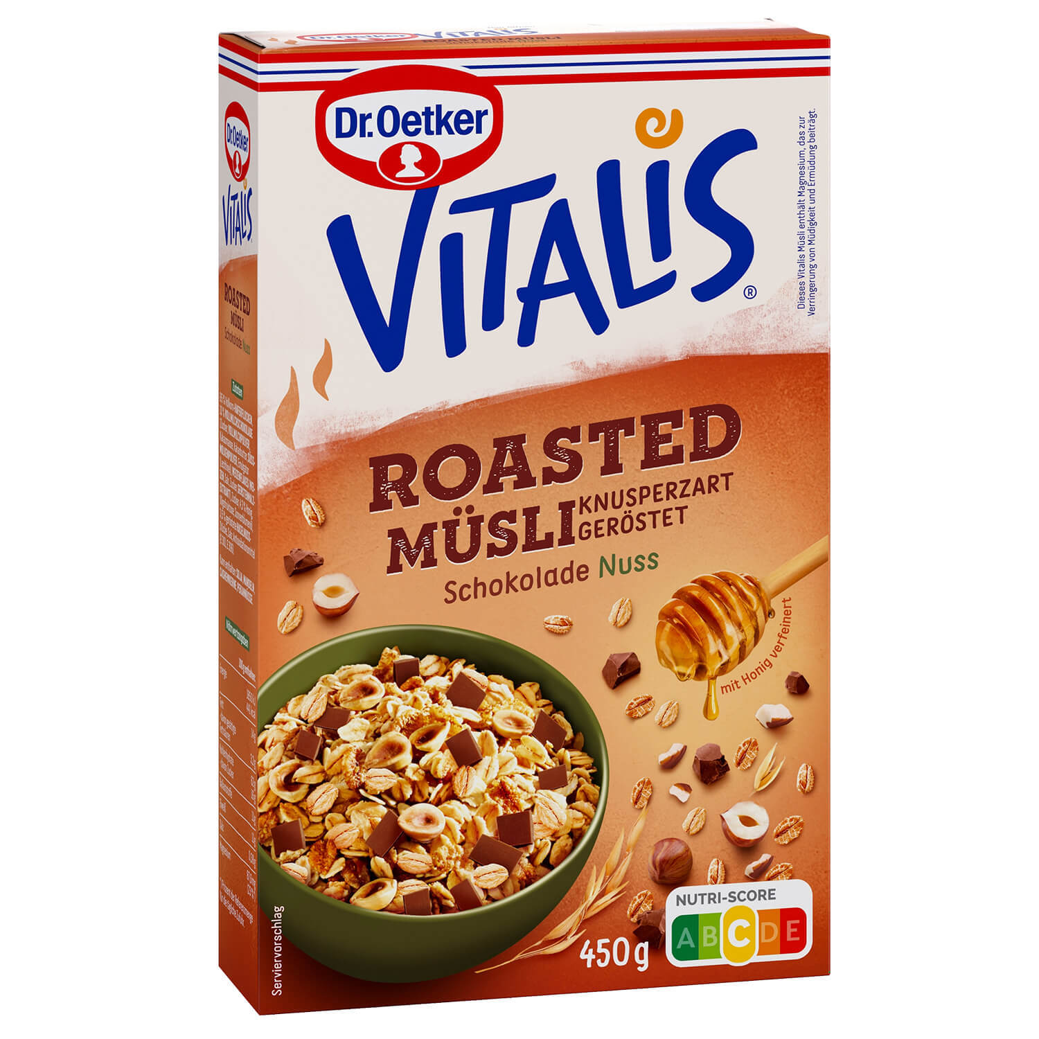 Dr. Oetker Viatlis Roasted Schoko Nuss  450g Packung
