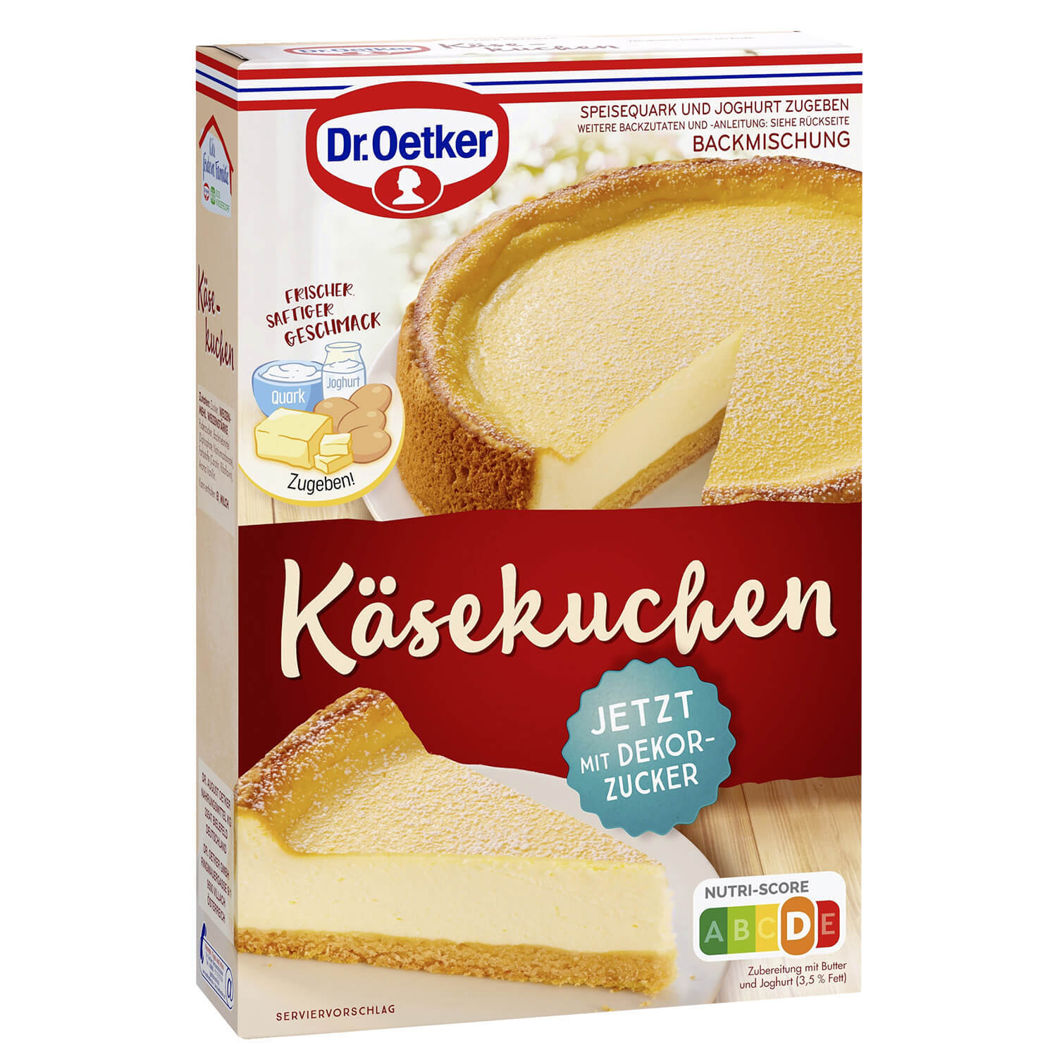 Dr. Oetker Käse Kuchen 580g Packung