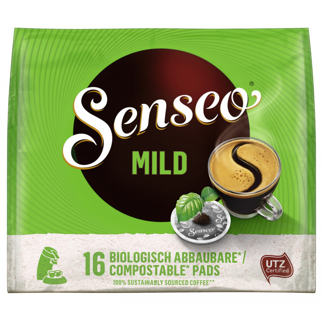 Senseo Kaffeepads Mild 10 x 16 Pads 1110g, Karton