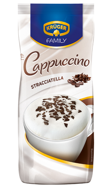 Krüger Family Cappuccino Stracciatella 4 x 500g Beutel