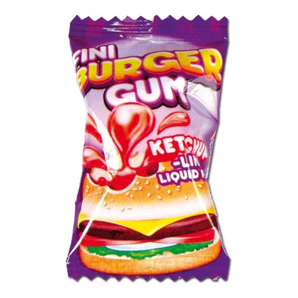 Fini, Burger Gum, Kaugummi 200 Stk ., Packung