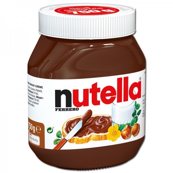 Nutella Nuss-Nougat-Creme 750g Glas Nutella Nuss-Nougat-Creme 750g Glas