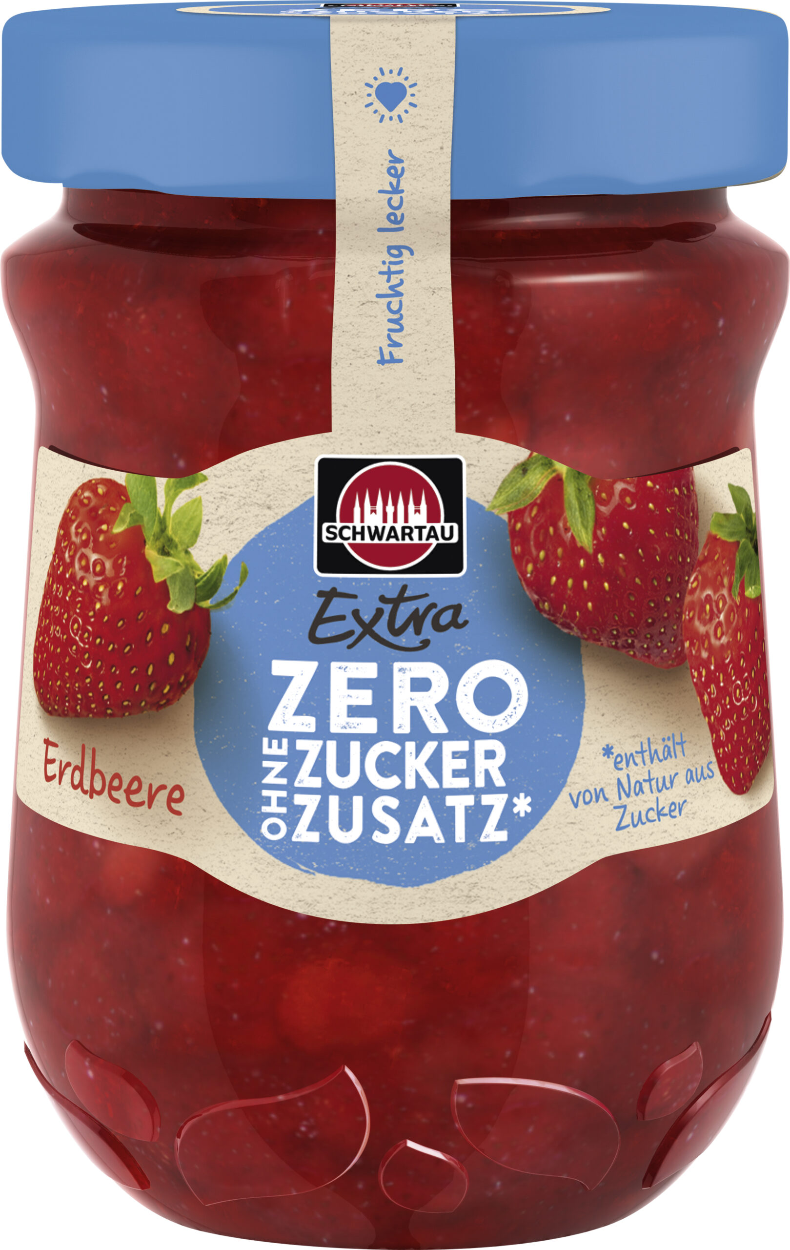 Schwartau Extra Zero Erdbeere 280g Glas