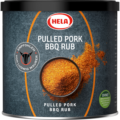 Hela Pulled Pork BBQ Rub - 400 g Dose