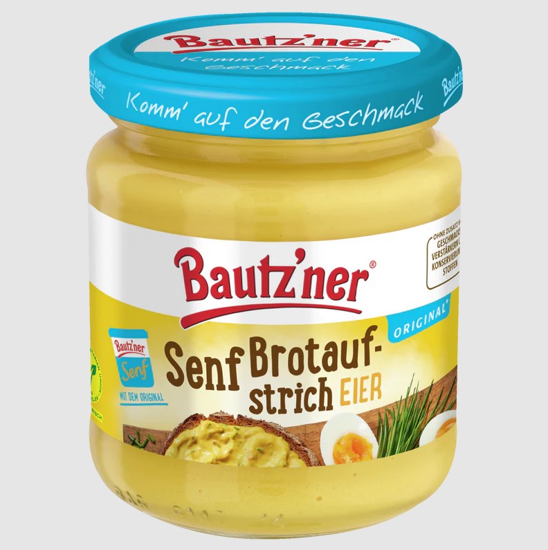 Bautzner Senf-Brotaufstrich Eier - 200ml Glas