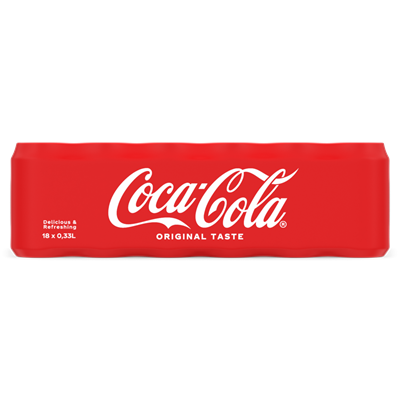 Coca-Cola ORIGINAL TASTE Classic - 18 x 33cl Dosen