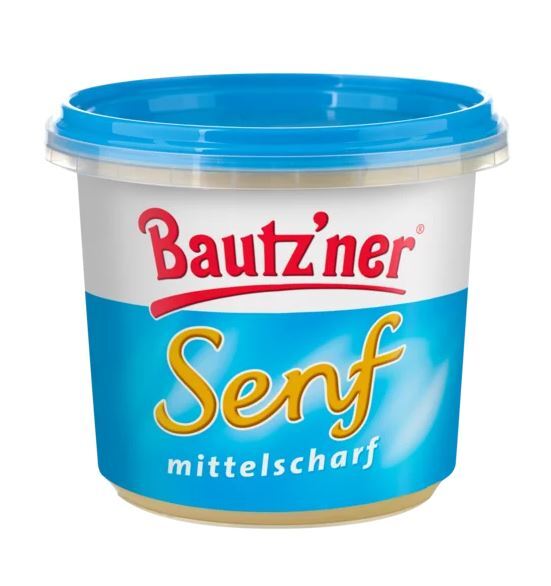 Senf mittelscharf von Bautz'ner 200ml 4er - Becher Senf mittelscharf von Bautz'ner 200ml 4er - Becher