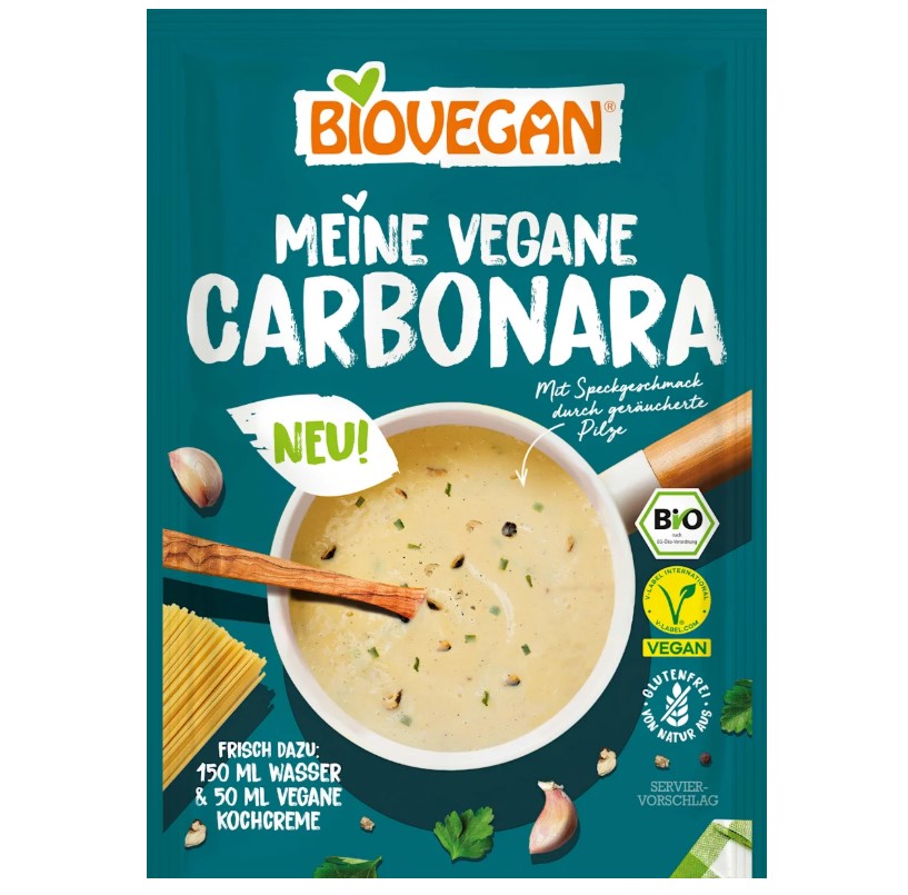 Biovegan Meine vegane Carbonara 27g Portion Beutel