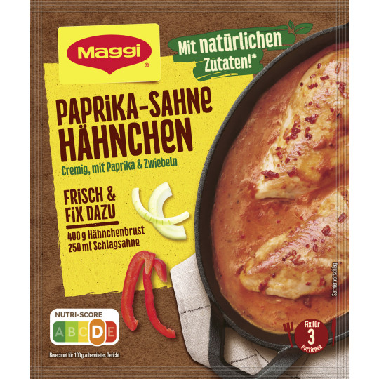 Maggi Fix, Paprika Sahne Hähnchen, 31g, Beutel