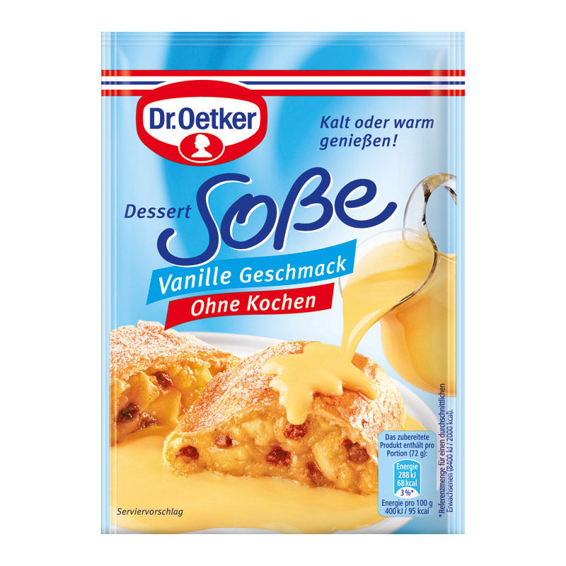 Dr. Oetker Soße ohne Kochen Vanille-Geschmack 39g Beutel