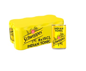 Schweppes Indian Tonic Soda - 8 x 15cl Dosen