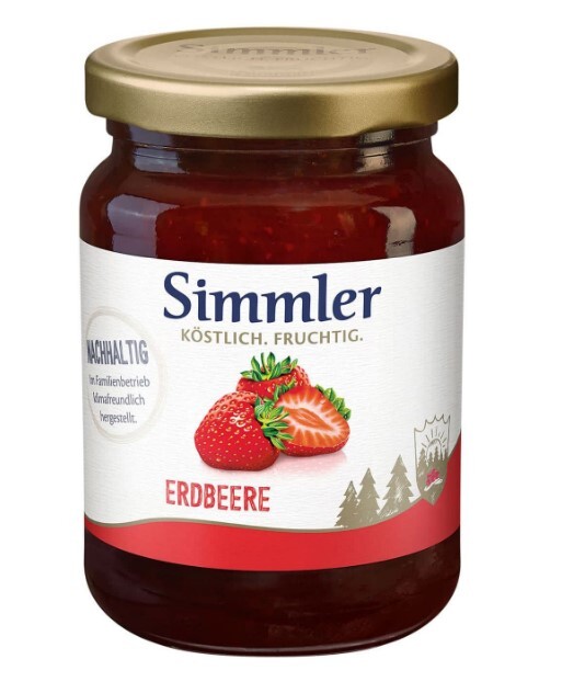 Simmler Erdbeere 225g kleines Glas Simmler Erdbeere 225g kleines Glas