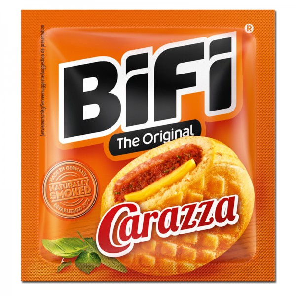 Bifi Carazza Pizza-Snack - Weizen-Gebäck 30 Stück Packung