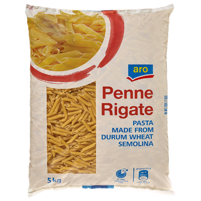 aro Penne Rigate - 5 kg Beutel