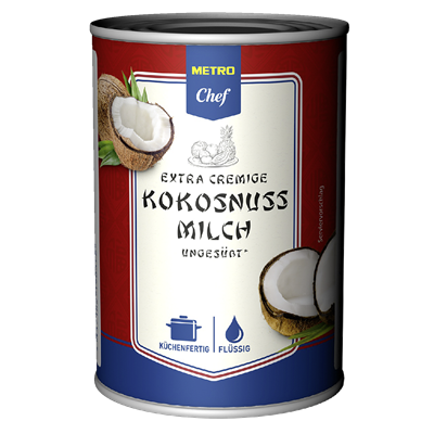 METRO Chef Kokosmilch 17 % Fett - 400 ml Dose