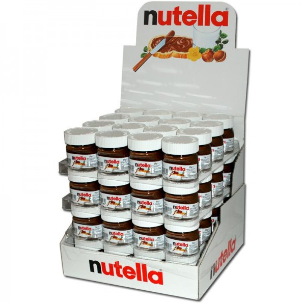Nutella Portionen 64 Gläser je 25g - Brotaufstrich, Nussnugatcreme 1.6Kg Packung Nutella Portionen 64 Gläser je 25g - Brotaufstrich, Nussnugatcreme 1.6Kg Packung