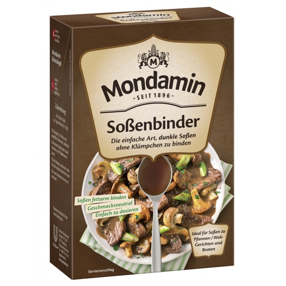 Mondamin Fix-Saucenbinder dunkel 250 g Packung Mondamin Fix-Saucenbinder dunkel 250 g Packung