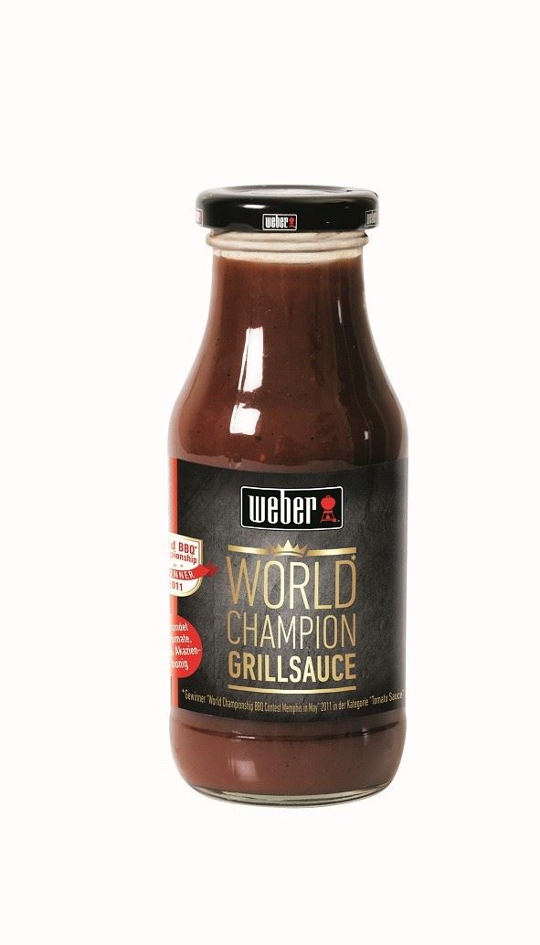 WEBER, World Champion BBQ, Grillsauce, 240ml, Flasche