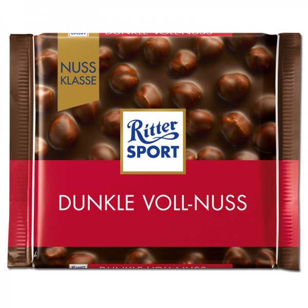 Ritter Sport Dunkle Voll-Nuss 100g Tafel