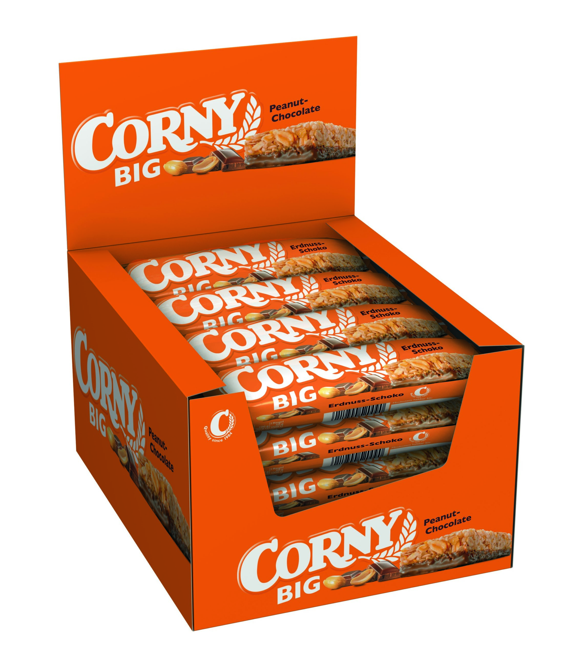 Corny Big Erdnuss-Schoko 24x50g Packung