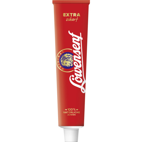 Löwensenf Senf extra scharf 200ml Tube Löwensenf Senf extra scharf 200ml Tube