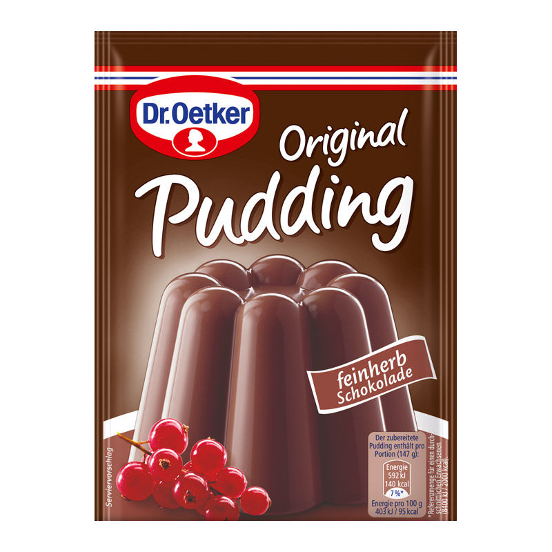 Dr. Oetker Original Pudding Schoko feinherb 3er 144g Beutel