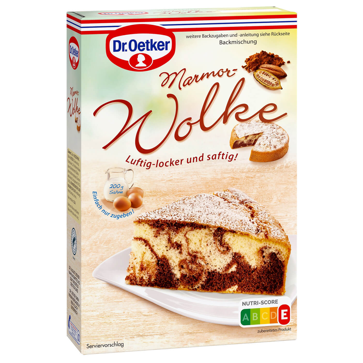 Dr. Oetker Marmor Wolke 455g Packung
