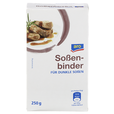 aro Sossenbinder dunkel - 250 g Packung aro Sossenbinder dunkel - 250 g Packung