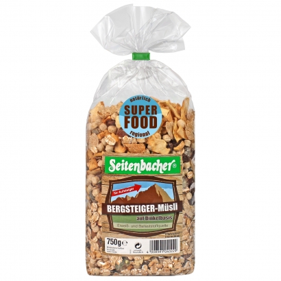 Seitenbacher Bergsteier Müsli 750g Beutel