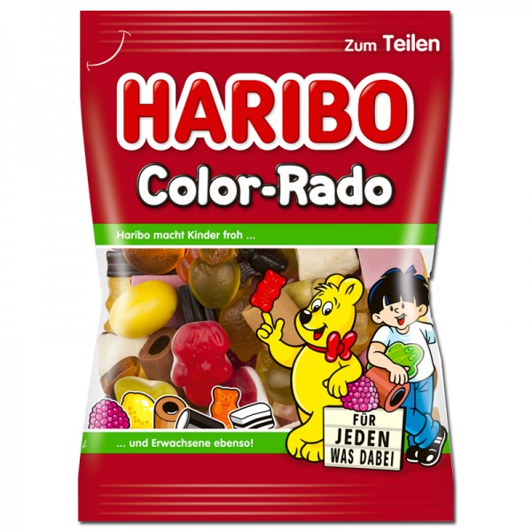 Haribo Color-Rado Lakritz-Konfekt 175g Beutel