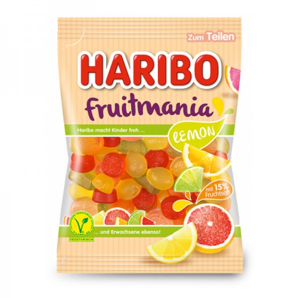 Haribo, Fruitmania Lemon, 175g, Beutel