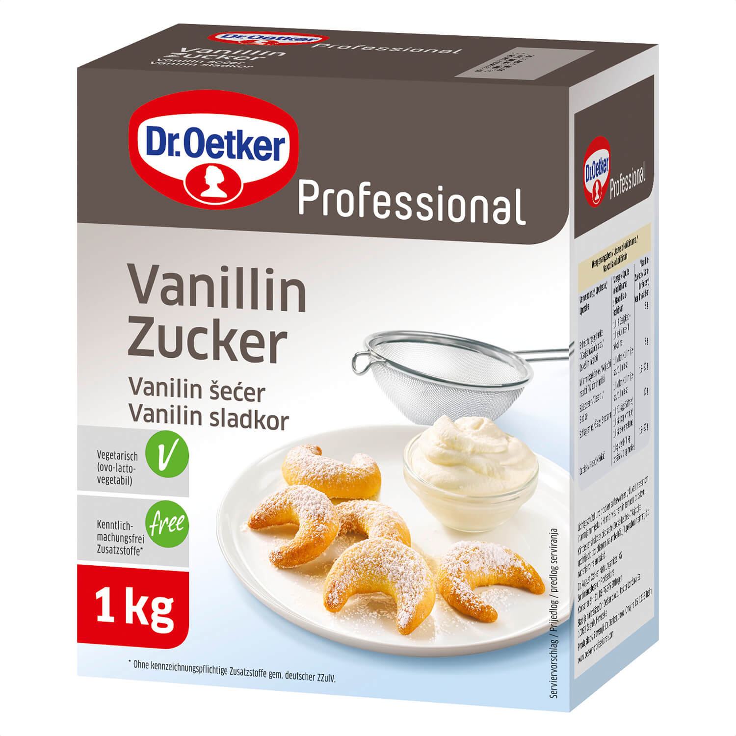 Dr. Oetker Vanillin-Zucker 1000g Packung