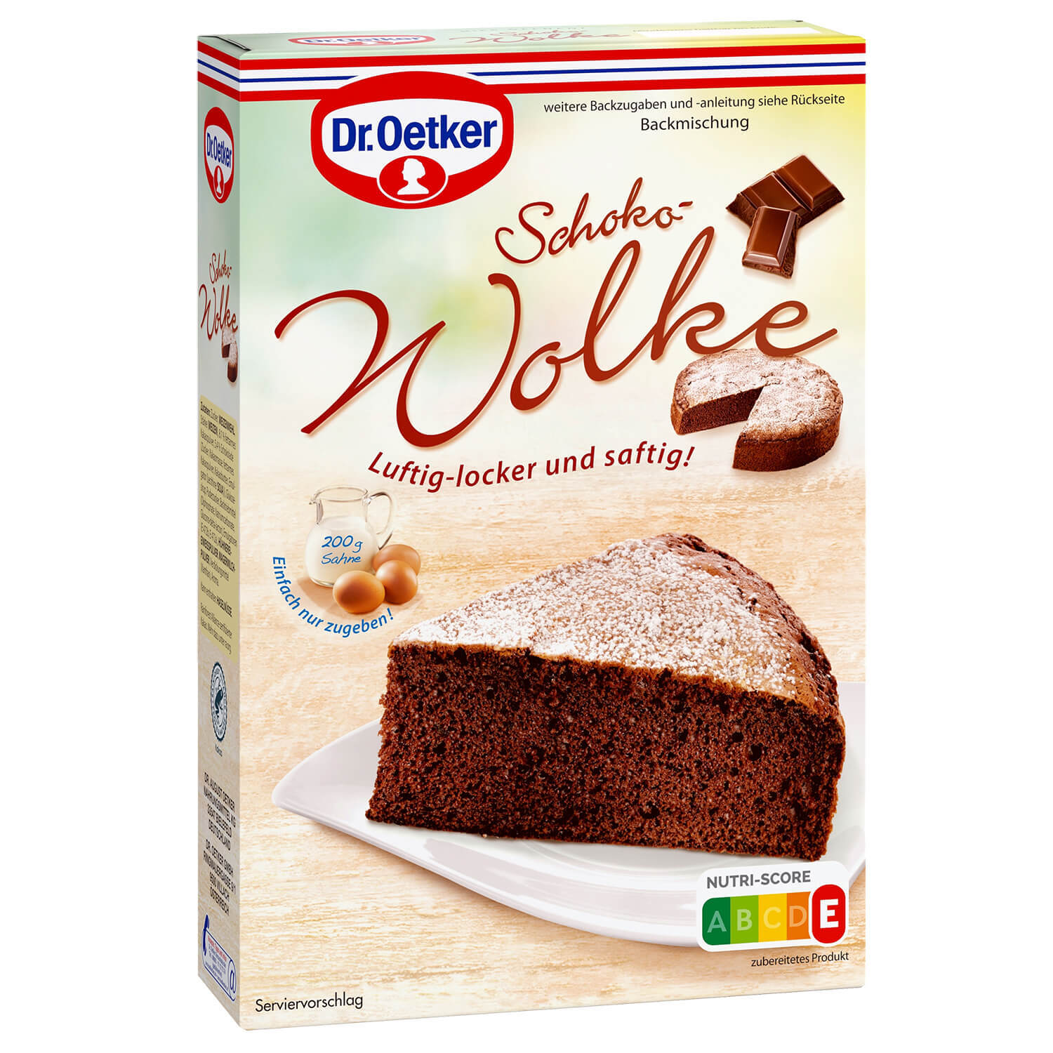 Dr. Oetker Schoko Wolke 455g Packung