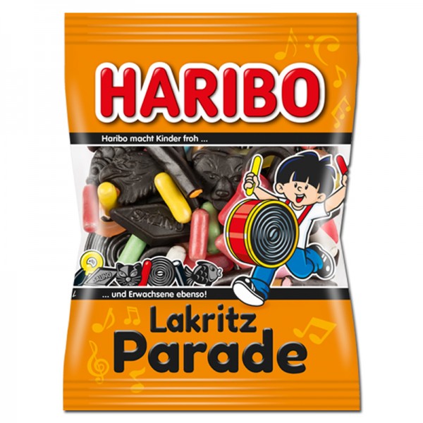 Haribo, Lakritz Parade, 200g, Beutel