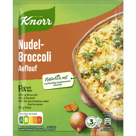 Knorr Fix Nudel-Broccoli Auflauf 46g Beutel