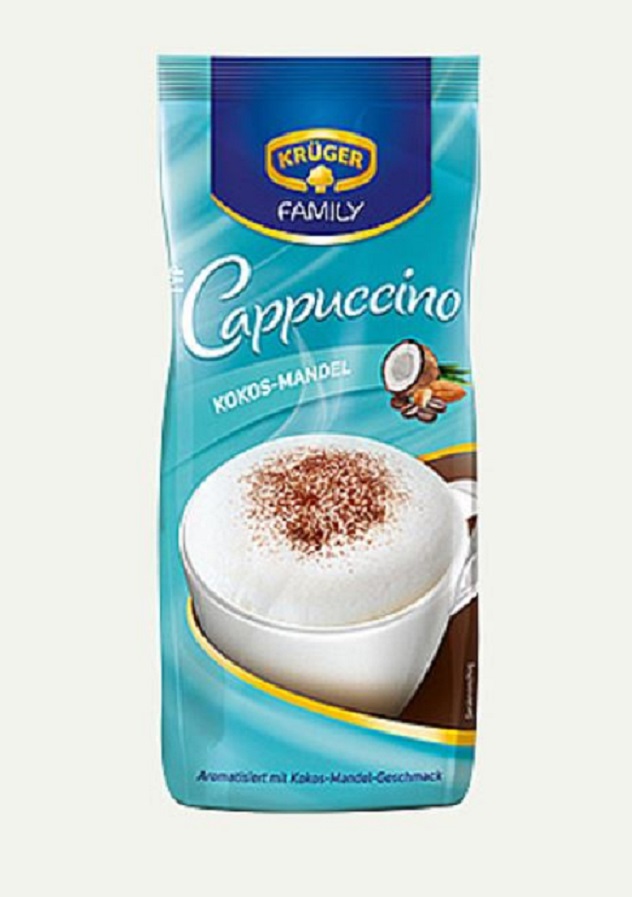 KRÜGER FAMILY Cappuccino Kokos-Mandel 500g Beutel