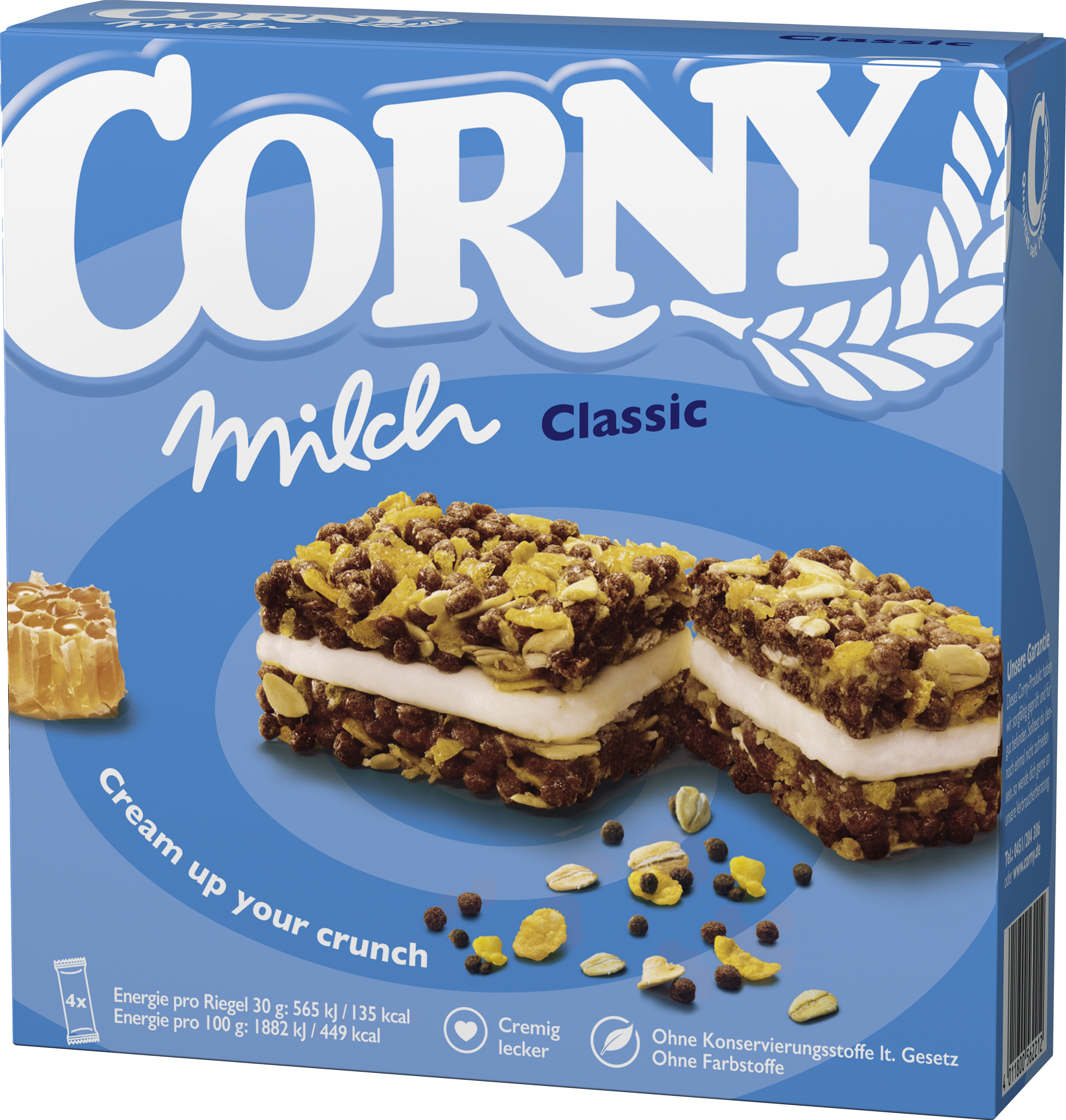 Corny Milch Classic 4x30g Packung Ausverkauf