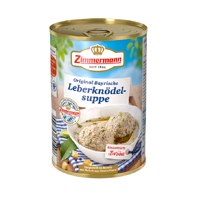Original, Bayerische Leberknödel-Suppe, 400ml, Dose
