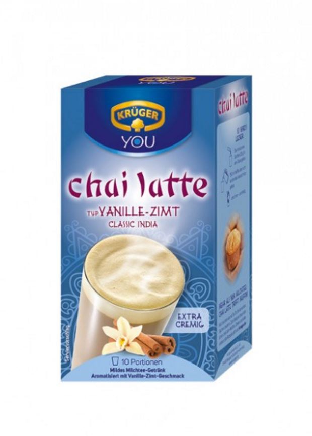 Krüger Chai latte Vanille-Zimt 250g Packung Krüger Chai latte Vanille-Zimt 250g Packung