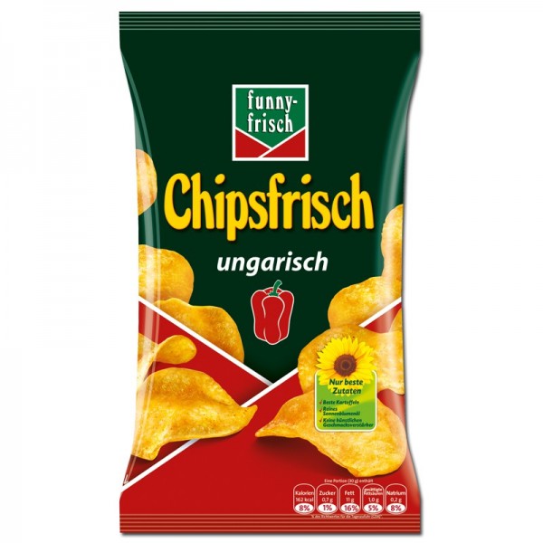 Funny Frisch Chipsfrisch ungarisch 150g Beutel